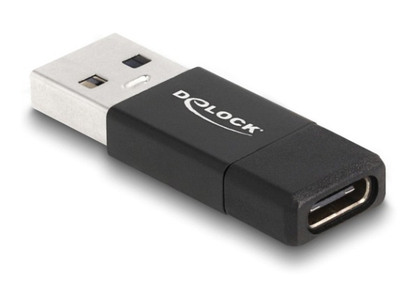 DELOCK αντάπτορας USB 3.2 Gen 2 σε USB-C 60001, 10Gbps, μαύρος 60001