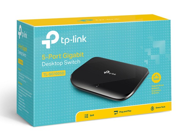 TP-LINK Gigabit Desktop Switch TL-SG1005D 5 Θυρών, Ver. 2.0 TL-SG1005D