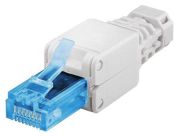 GOOBAY βύσμα RJ45 CAT 6A UTP 59227, tool-free, λευκό 59227