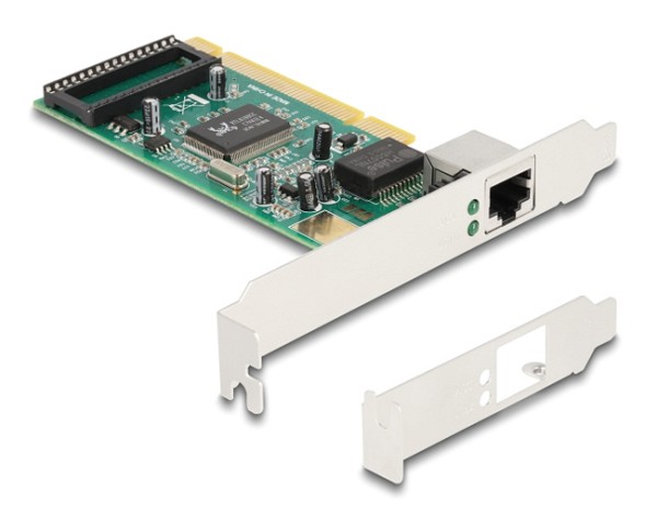 DELOCK κάρτα επέκτασης PCI σε 1x RJ45 Gigabit 88084, 1000Mbps 88084