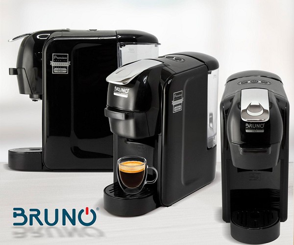 BRUNO καφετιέρα espresso 3 σε 1 BRN-0124, 1450W, 19 bar, μαύρη BRN-0124