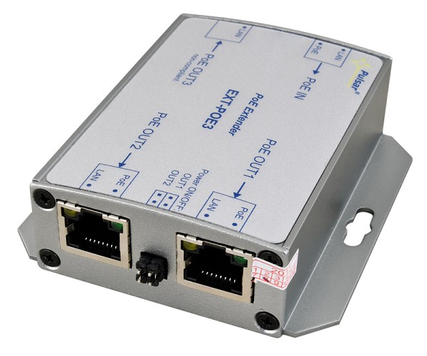 PULSAR extender EXT-POE3H με κυτίο, PoE, IP56 EXT-POE3H