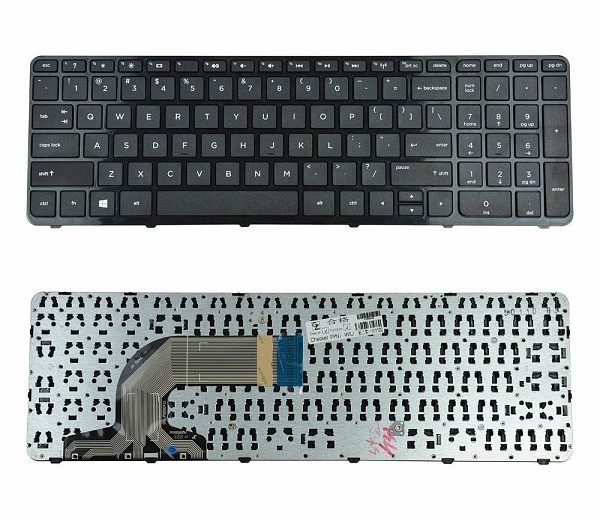 Πληκτρολόγιο για HP Pavilion 15 series, 250, 255, 256, no frame, μαύρο KEY-088