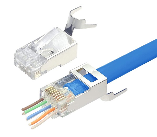 POWERTECH βύσμα RJ45 Cat 6a CAB-N286, copper, open type, 1.2mm, 10τμχ CAB-N286