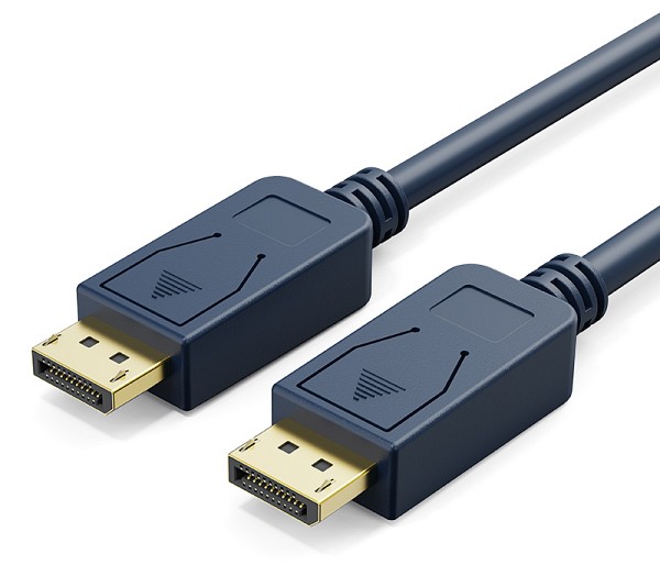 CABLETIME καλώδιο DisplayPort CT-01G, 4K/60Hz, 18 Gbps, 1m, μπλε CT-AV585-01G-DB1