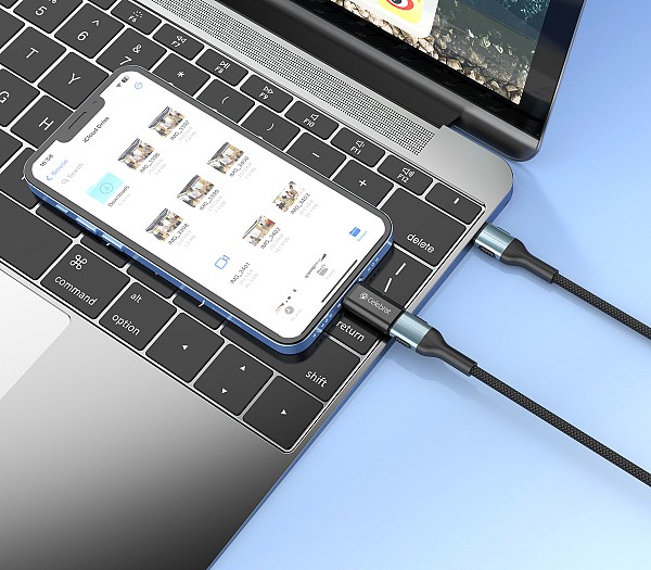 CELEBRAT αντάπτορας Lightning σε USB-C CA-03, 2A, 480Mbps, μαύρος CA-03