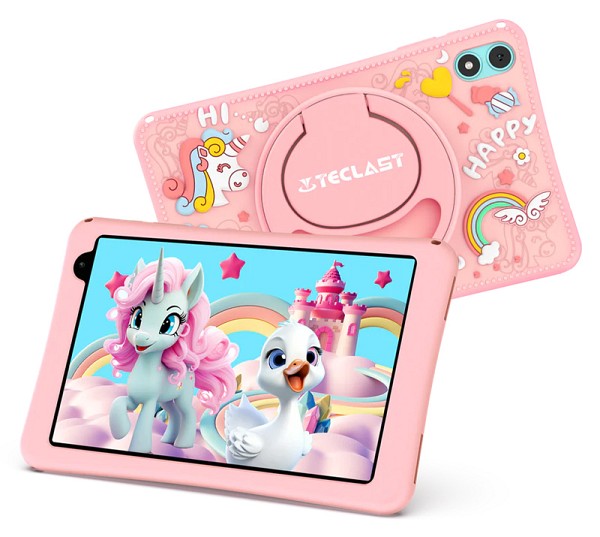 TECLAST tablet P85T Kids, 8 HD, 4/64GB, Android 14, 5000mAh, ροζ P85T-KIDS-PK