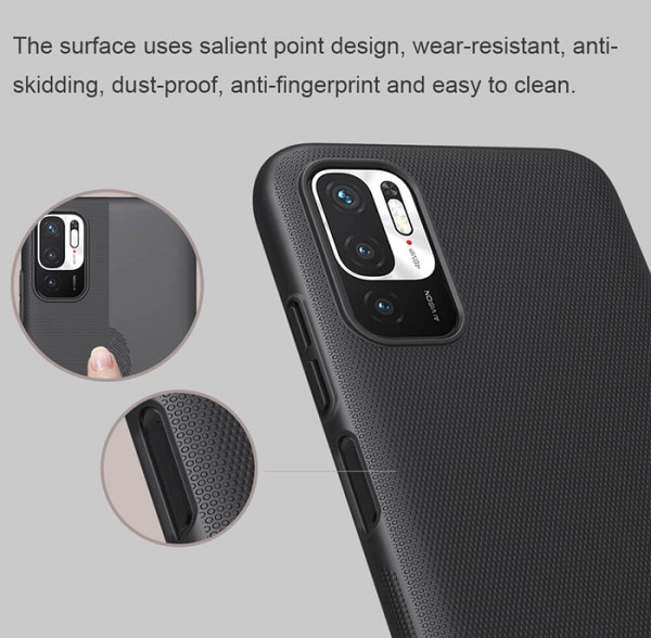 NILLKIN θήκη Super Frosted Shield για Xiaomi Note 11 5G/M4 Pro 5G, μπλε 6902048234765