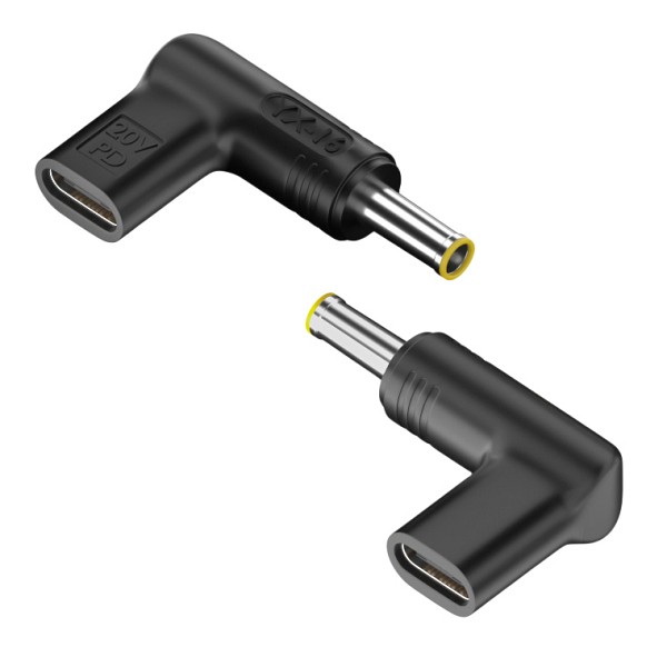 POWERTECH αντάπτορας τροφοδοσίας YX-16, USB-C σε Samsung 5.5x3mm, μαύρος YX-16