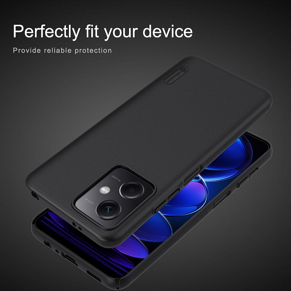 NILLKIN θήκη Super Frosted Shield για Xiaomi Note 12 Pro+ 5G, μαύρο 6902048260481