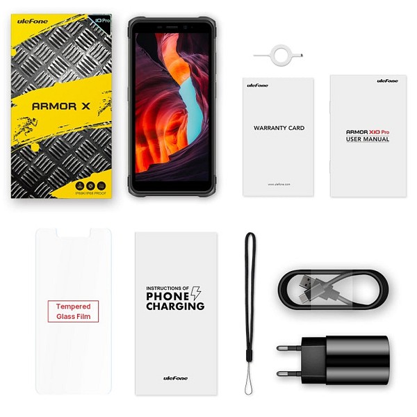 ULEFONE smartphone Armor X10 Pro, 5.45 4/64GB 5180mAh, IP68/IP69K, γκρι ARMORX10PRO-GY