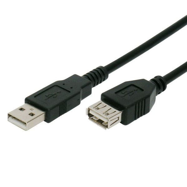 POWERTECH καλώδιο προέκτασης USB CAB-U012, 480Mbps, 3m, μαύρο CAB-U012