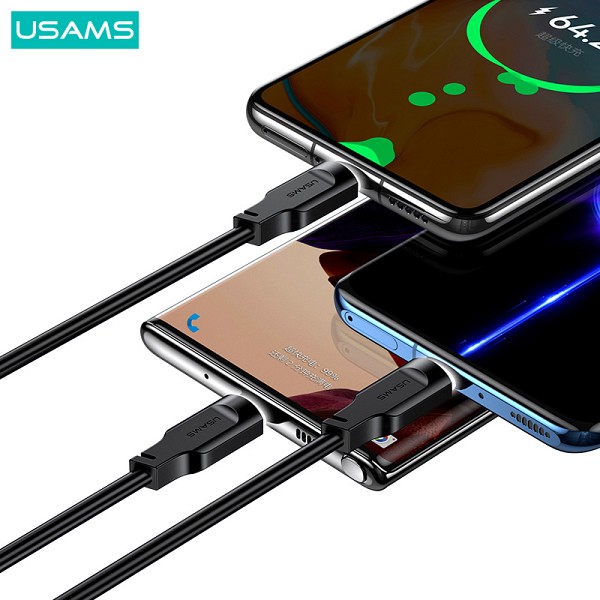 USAMS καλώδιο USB-C σε USB-C US-SJ567, 100W PD, 1.2m, πράσινο SJ567USB04