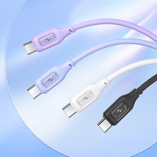 USAMS καλώδιο USB-C σε USB US-SJ619, 15W, 1m, μωβ SJ619USB04