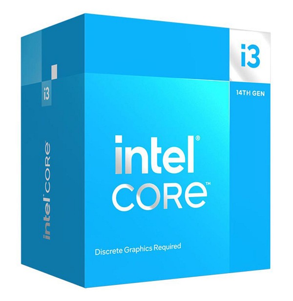 INTEL CPU Core i3-14100F, 4 Cores, 3.50GHz, 12MB Cache, LGA1700 BX8071514100F