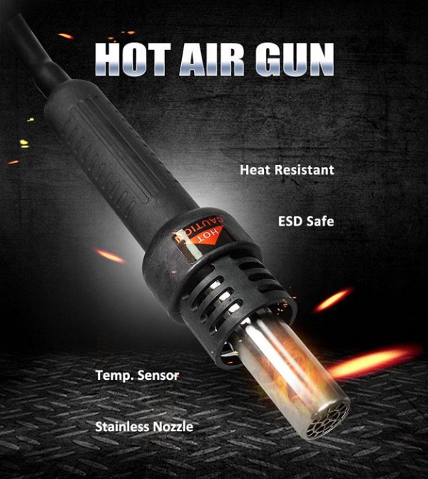 PROSKIT σταθμός συγκόλλησης SS-989B, κολλητήρι/air gun, 700W, 200-480 °C SS-989B