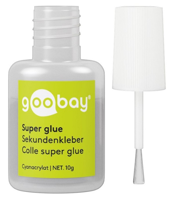 GOOBAY κόλλα Super Glue με πινέλο 77017, 10g 77017