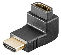 GOOBAY αντάπτορας HDMI 68782, γωνιακός, 4K/60Hz, μαύρος 68782