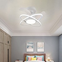 POWERTECH ανεμιστήρας οροφής HLL-0177 με LED φως, 96W, Φ60x28cm, λευκός HLL-0177