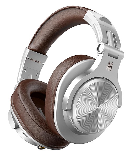 ONEODIO headphones Fusion A70, ενσύρματα/ασύρματα, Hi-Res, 40mm, ασημί OA-A70-SL