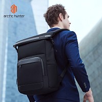 ARCTIC HUNTER τσάντα πλάτης B00684 με θήκη laptop 15.6, 18.5L, μαύρη B00684-BK