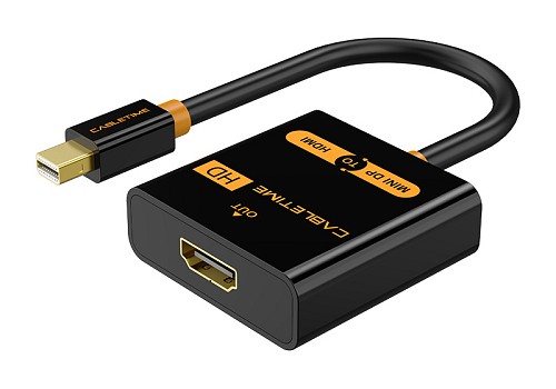 CABLETIME αντάπτορας mini DisplayPort σε HDMI CT-AV589-02G, 1080p, μαύρος 5210131109014