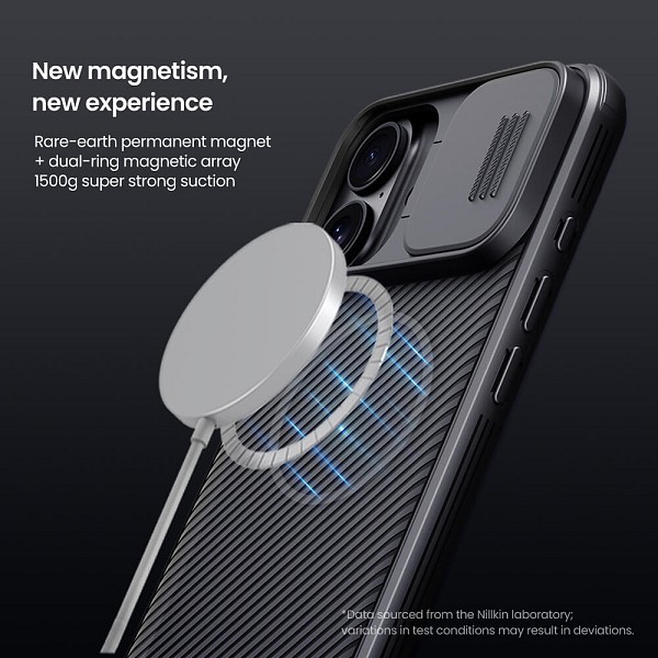 NILLKIN θήκη CamShield Pro Magnetic για iPhone 16 Plus, μαύρη 6902048286825