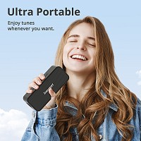 TRONSMART φορητό ηχείο T2 Plus Upgraded, 20W, Bluetooth/NFC, 4000mAh, μαύρο 1019754