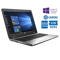 HP ProBook 650G2 i5-6200U/15.6/8GB DDR4/256GB SSD/DVD/Camera/WIN10PRO