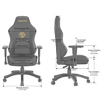 ANDA SEAT Gaming Chair PHANTOM-3 Large Black