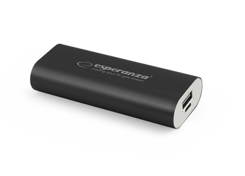 ESPERANZA POWER BANK HADRON 4400MAH BLACK