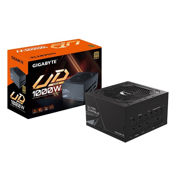 GIGABYTE Power Supply 1000W Ultra Durable Fully Modular 80+Plus GOLD