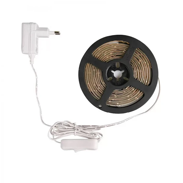 Ταινία LED RGB 3M 12V/6W με τροφοδοτικό LEDSTBRGYD-2835-12328S202/3-WL